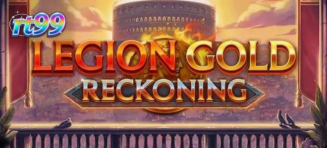 Tampilan visual arena pertempuran dalam slot Legion Gold Reckoning